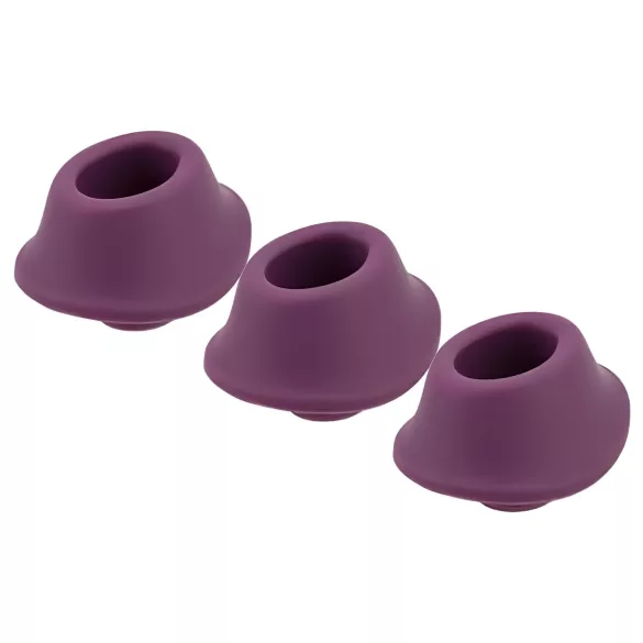 Womanizer Classic M - náhradné sacie nadstavce - fialová - sada 3 ks