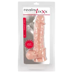   realistixxx - realistický dildó XXL - veľký 32 cm - natur