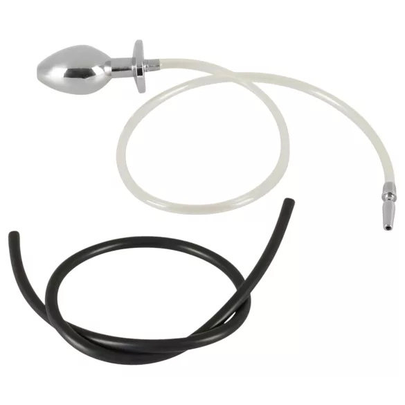 Piss to Ass Plug - análny kolík dutý s dilatátorom močovej trubice