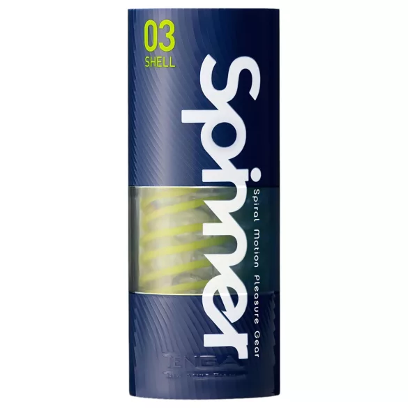 TENGA Spinner Schell - masturbátor - priehľadný