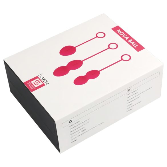 Svakom Nova - guličky pre posilnenie panvového dna - 3 ks - červené