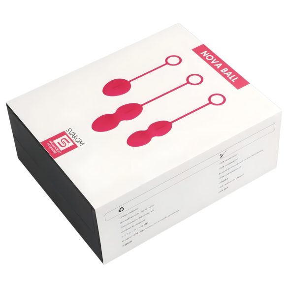 Svakom Nova - guličky pre posilnenie panvového dna - 3 ks - červené