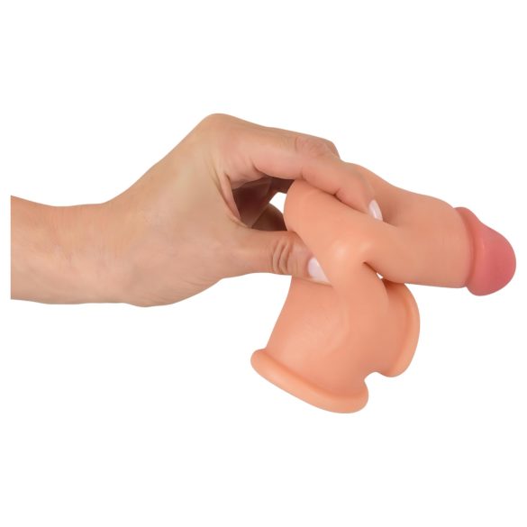 Realistixxx - návlek na penis s krúžkom - predĺženie 19 cm - telová farba