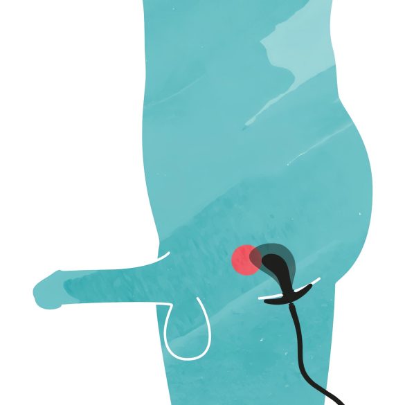 You2Toys - nafukovací análny kolík - čierny