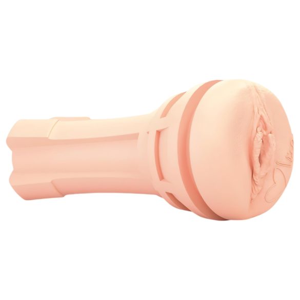 mystim OPUS Mica - realistická umelá vagína masturbátor - telová/čierna