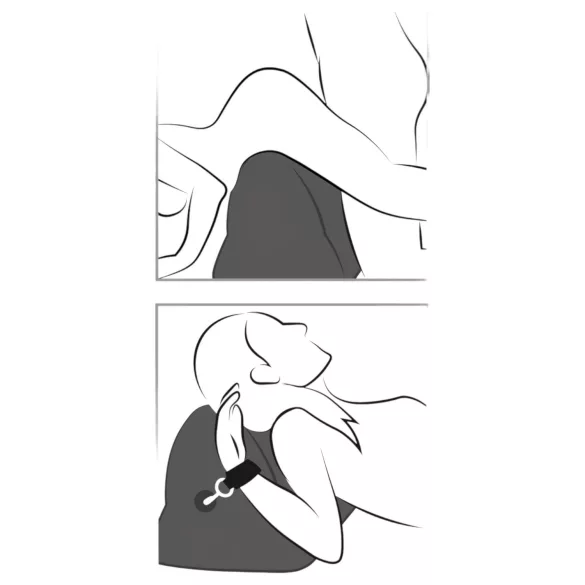 You2Toys - sex vankúš - nafukovací set - čierny