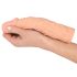 Nature Skin - predlžovací hrubý návlek na penis 19,5 cm
