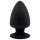 Silexd M - prispôsobiteľný análny kolík - 11 cm (čierny)