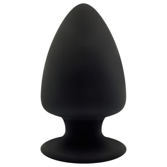 Silexd M - prispôsobiteľný análny kolík - 11 cm (čierny)