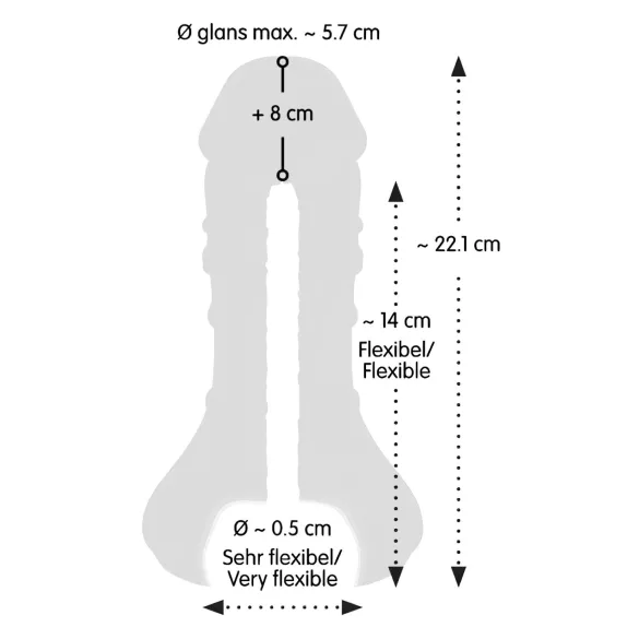 Nature Skin - umelá vagína a návlek na penis - realistická - telová