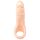 Realistixxx Double F - realistický dildo s krúžkom na penis (prírodný)