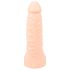 Realistixxx Double F - realistický dildo s krúžkom na penis (prírodný)