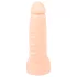 Realistixxx - realistický dvojitý dildo s erekčným krúžkom - naturálny