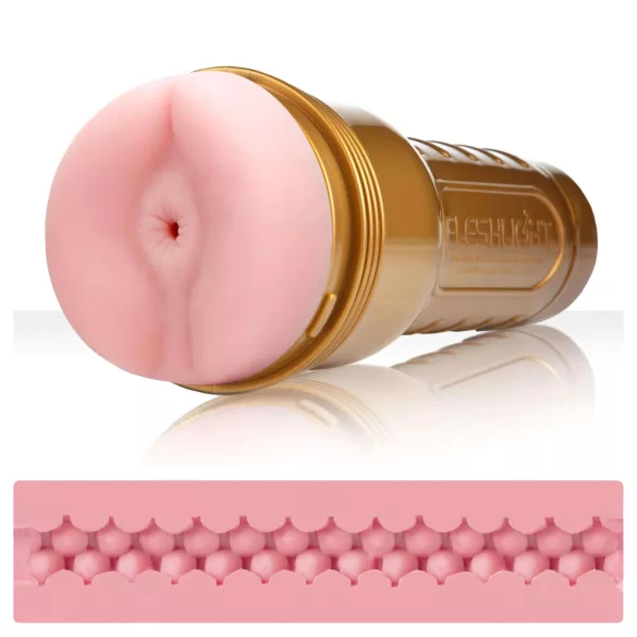 Fleshlight - masturbátor anál - tréning výdrže - telová farba
