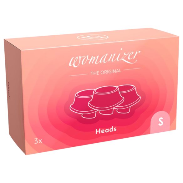 Womanizer Premium Eco - náhradné sacie zvony - ružové (3ks) - L