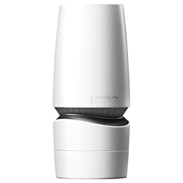 TENGA Aero - super sanie ústny masturbátor (biela-strieborná)