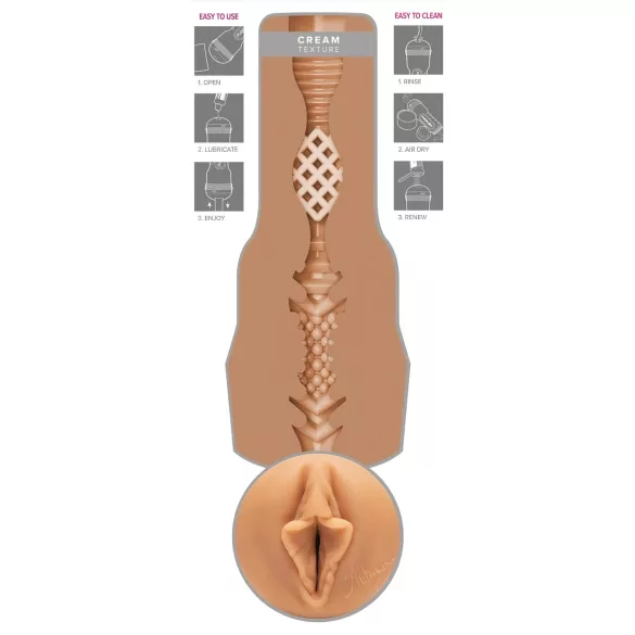 Fleshlight - masturbátor vagína - realistická natúr farba