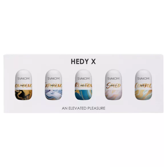 Svakom Hedy X Mixed - masturbačné vajíčka set 5 ks