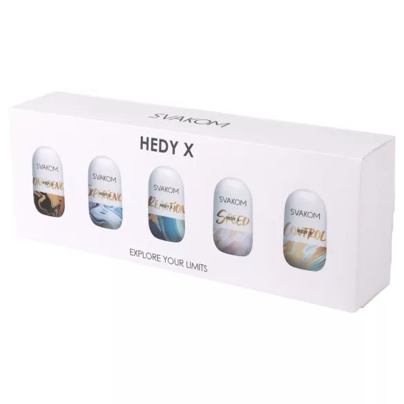 Svakom Hedy X Mixed - masturbačné vajíčka set 5 ks