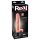 Real Feel Deluxe No.7 - s realistickým semenníkmi, vibrátor (prírodný)