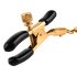 Pipedream Fetish Fantasy Gold - zlaté klipsy na bradavky