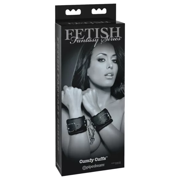 Fetish - putá na ruky - mäkké - čierne