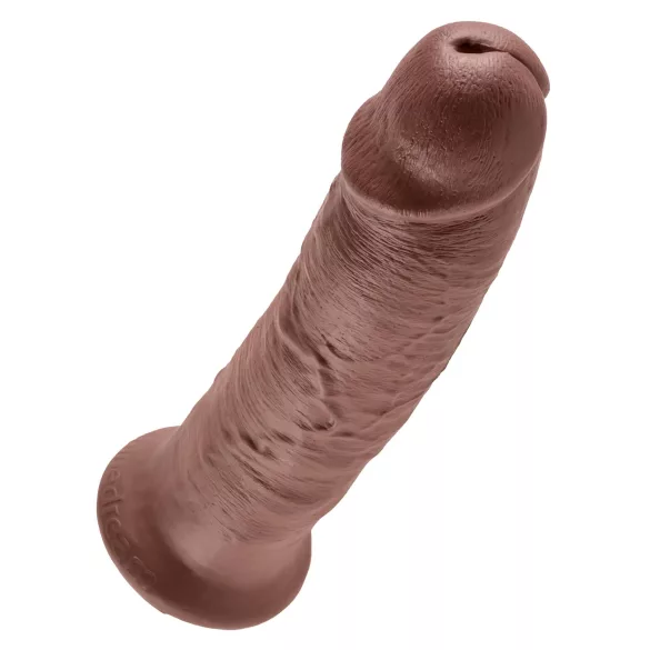 King Cock - realistický dildó s prísavkou - 25 cm - hnedý