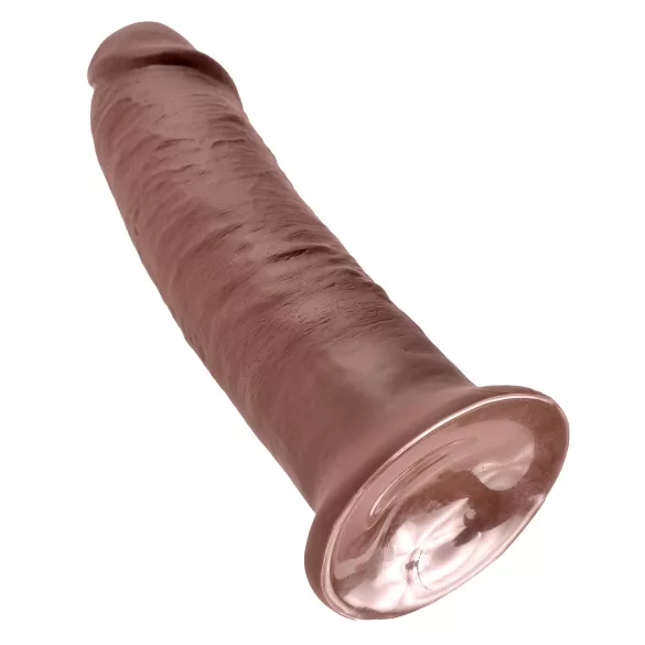 King Cock - realistický dildó s prísavkou - 25 cm - hnedý