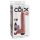 King Cock 11 - realistický striekajúci dildo (28cm) - prírodná farba