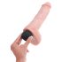 King Cock 11 - realistický striekajúci dildo (28cm) - prírodná farba