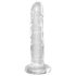 King Cock Clear - realistický dildó s prísavkou 15 cm
