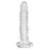 King Cock Clear - realistický dildó s prísavkou 15 cm