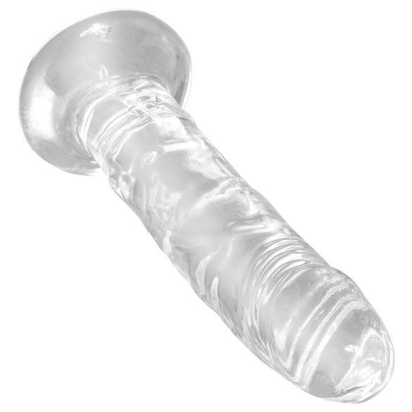 King Cock Clear - realistický dildó s prísavkou 15 cm