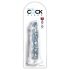 King Cock Clear 8 - prísavkový, veľký dildo (20cm)