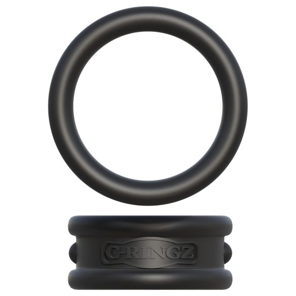 Fantasy C-Ringz - krúžok na penis a semenníky (čierny)