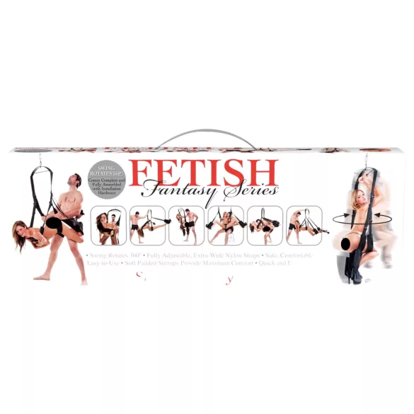 Fetish Fantasy - sex hojdačka s 360° otáčaním - čierna
