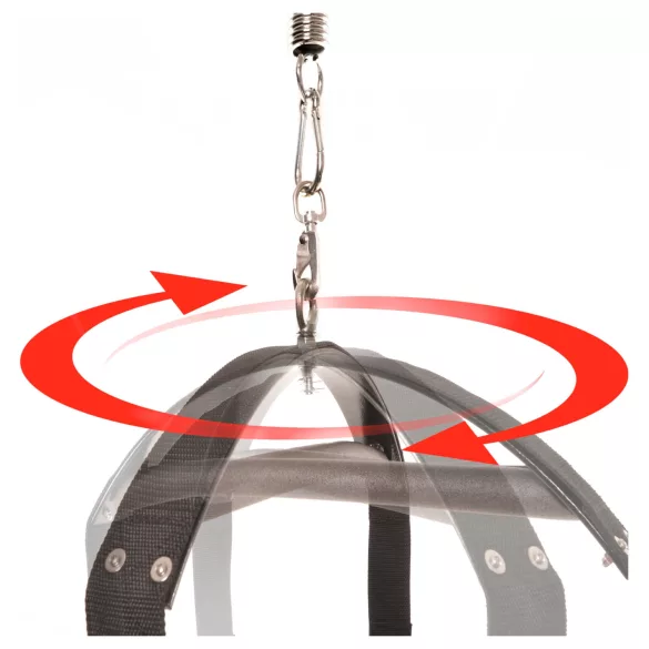 Fetish Fantasy - sex hojdačka s 360° otáčaním - čierna