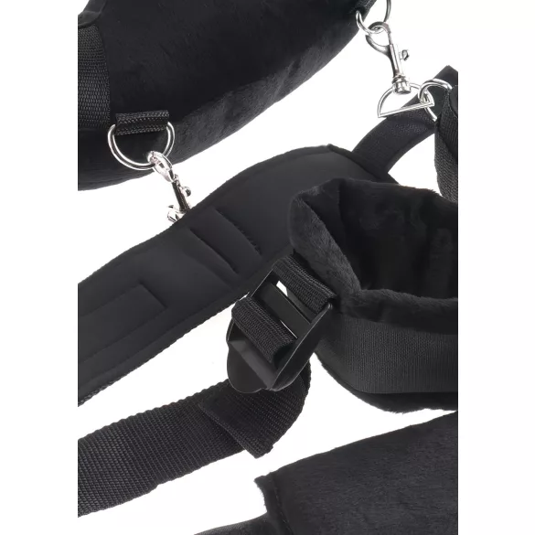 Pipedream - Fetish Position Master - BDSM bondage súprava (čierna)