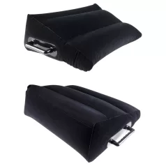   Fetish Fantasy - nafukovací sex vankúš s úchytmi - čierny