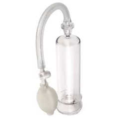  Pump Worx - vákuová pumpa na penis - pre začiatočníkov - priehľadná