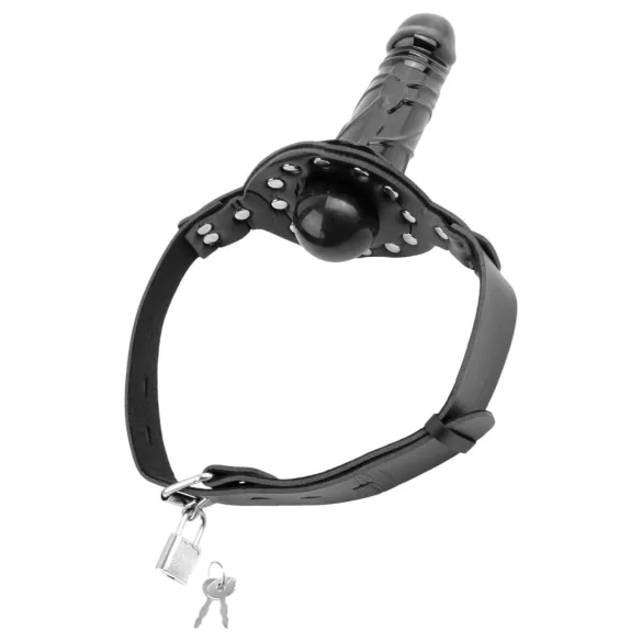 Fetish Fantasy - puto do úst s dildom - čierny