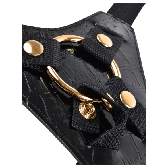 Fetish Fantasy - postroj na pripínacie pomôcky - čierny