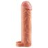 X-TENSION Perfect 1 - návlek na penis s krúžkom (17,7cm) - prírodný