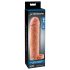 X-TENSION Perfect 2 - erekčný návlek s krúžkom na penis - 19 cm - prírodný