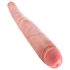 King Cock 16 Tapered - realistické dvojité dildo (41cm) - prírodné