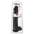 King Cock 15 - prísavkový, semenníkový dildo (38cm) - čierny