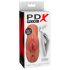 PDX Double Stroker - 2in1 realistický masturbátor (tmavý prírodný)