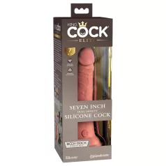   King Cock Elite - realistický dildó s prísavkou - 18 cm - telová farba