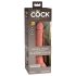 King Cock Elite 7 - realistický dildo s prísavkou (18 cm) - prírodná farba