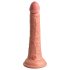 King Cock Elite 7 - realistický dildo s prísavkou (18 cm) - prírodná farba
